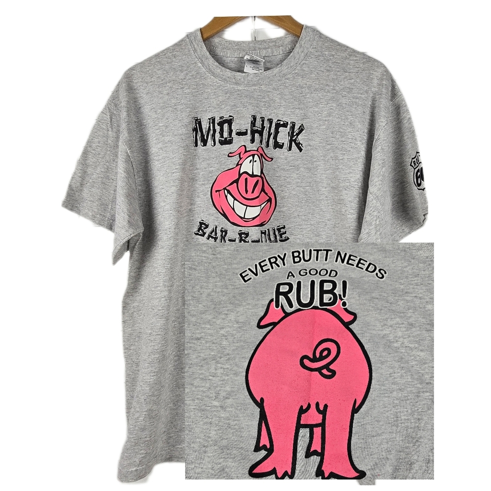 Mo Hick Bar B Que Every Butt Neads a Good Rub T Shirt